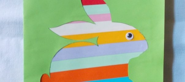  Felicitare cu iepuraș