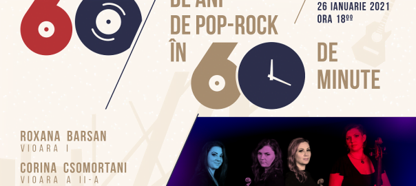 60 de ani de pop – rock, in 60 de minute, cu 4TuneQuartet!