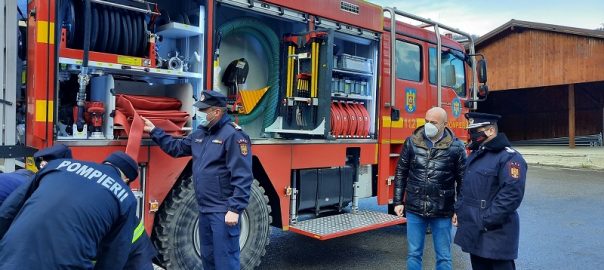  Punctul de lucru Moieciu dotat cu o autospecială pentru intervenții la incendiile din pădure și în zone greu accesibile