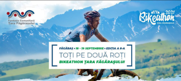  Start înscriere bicicliști și susținători la Bikeathon Țara Făgărașului 2021!