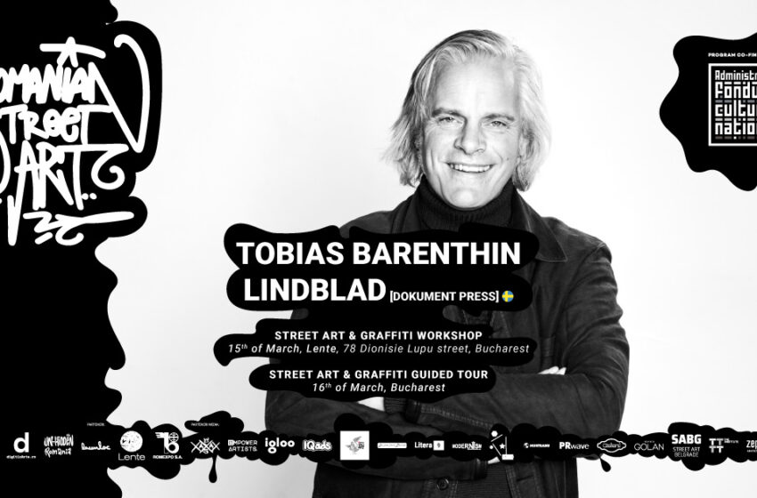  Romanian Street Art îl găzduiește pe Tobias Barenthin Lindblad