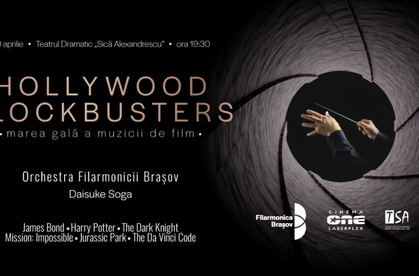 Muzica din filme va răsuna în cadrul concertului Hollywood Blockbusters